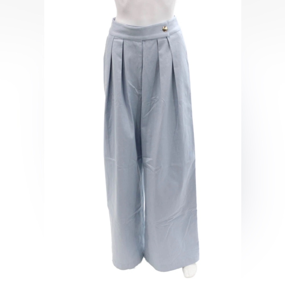 🩵 Sablyn Womens Brooklyn Light Blue B Twill Pants - Whisper Size S